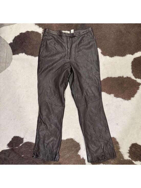 Lord & Taylor Pants - Vintage Lord & Taylor Leather Pants - 30" Waist (Approx Size M)